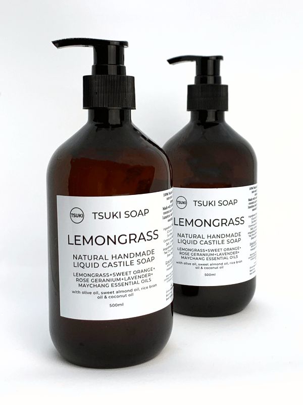leongrass liquid castile soap 500ml two