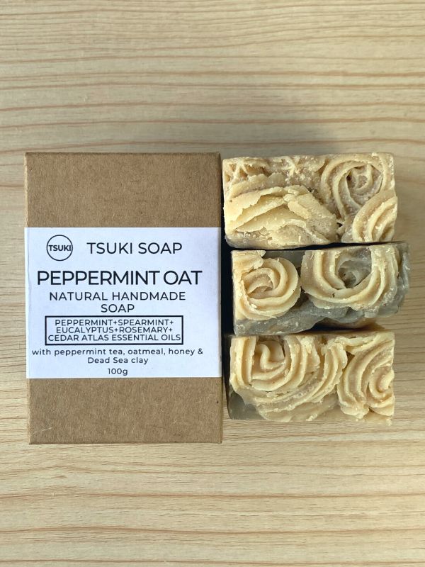 Peppermint Oat - Natural Handmade Soap
